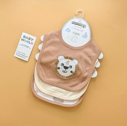 Baby Pack of 3 Bibs