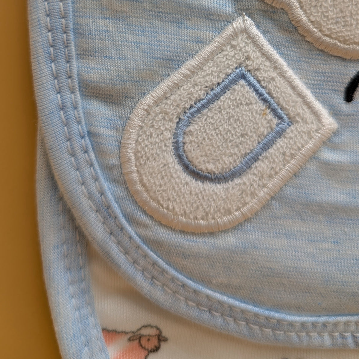 Baby Pack of 2 Bibs, Caps, & Booties Set - Sheep