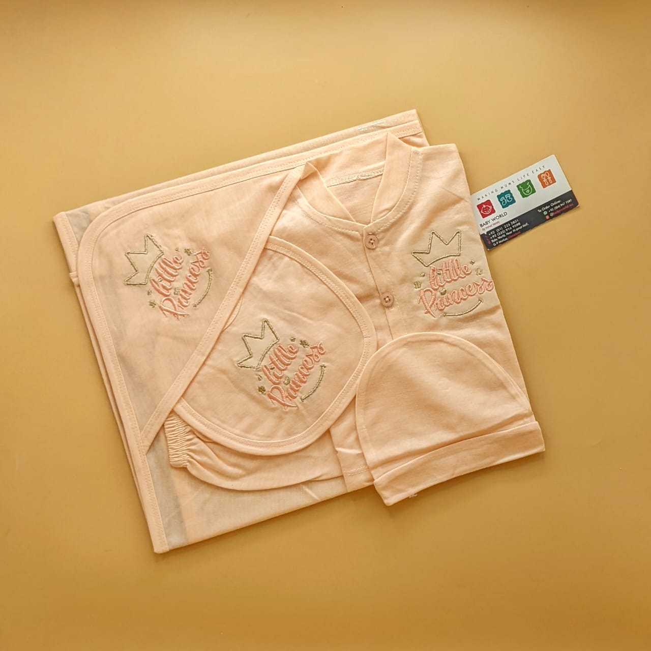 Little Prince Princess 5 Piece Baby Starter Set for Newborn Babies in Pakistan