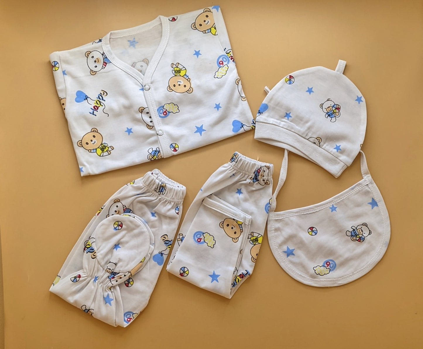 5 Pieces Starter/Suit Set - Bear/Stars 🌟
