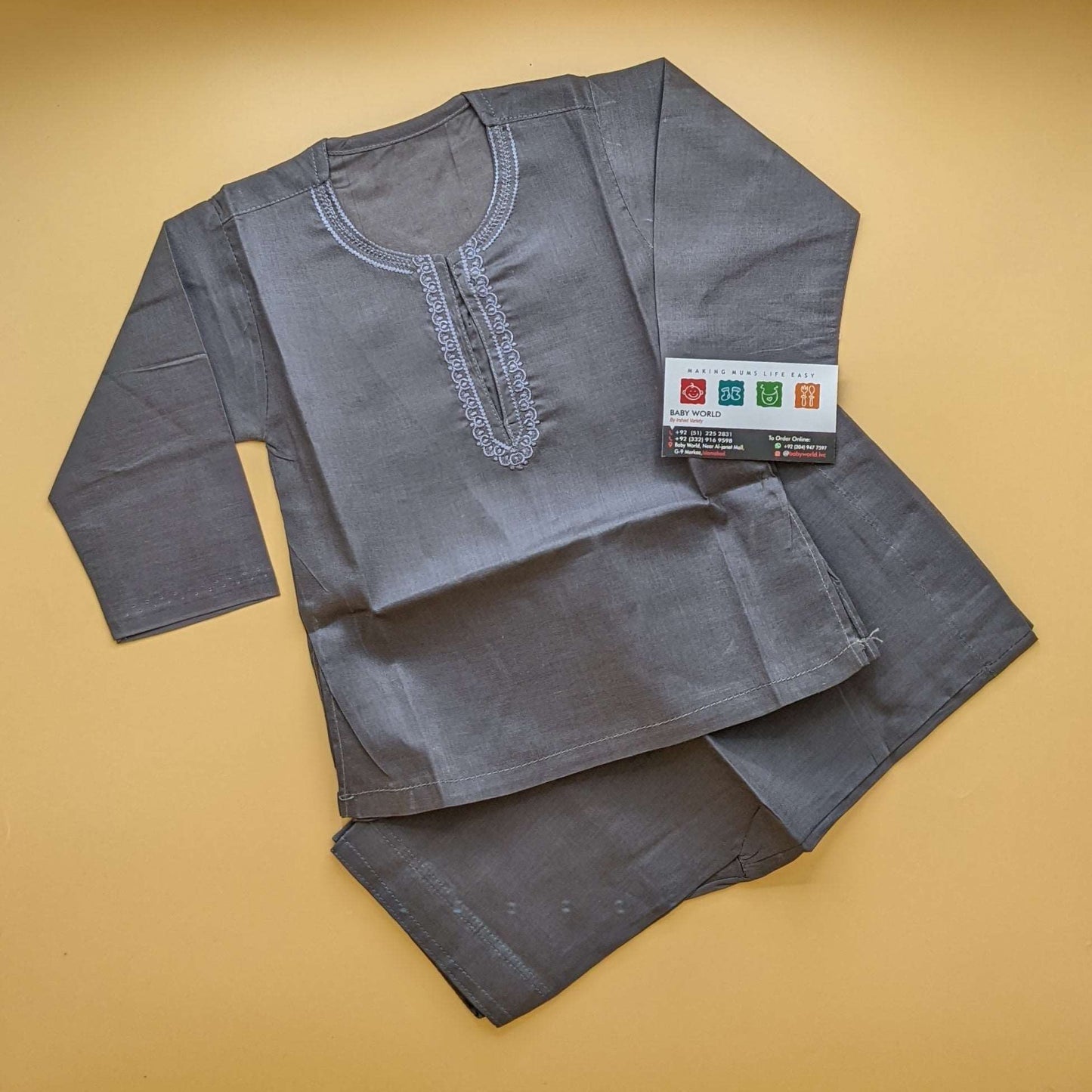 Kameez Shalwar - Charcoal