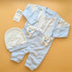 Baby Romper with Cap - Bear/Stripes