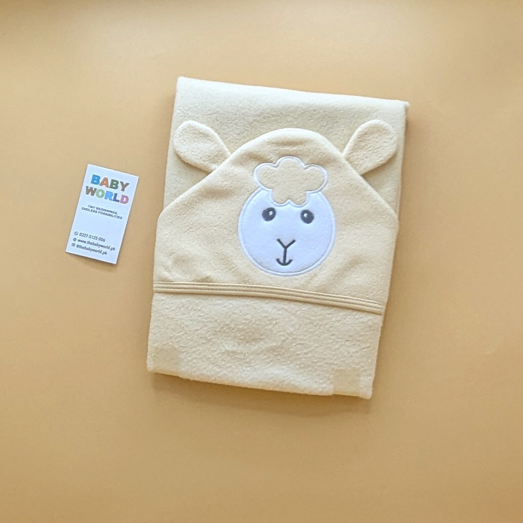 Baby Hooded Wrapping Sheet/Blanket - Winter - Sheep 🐑