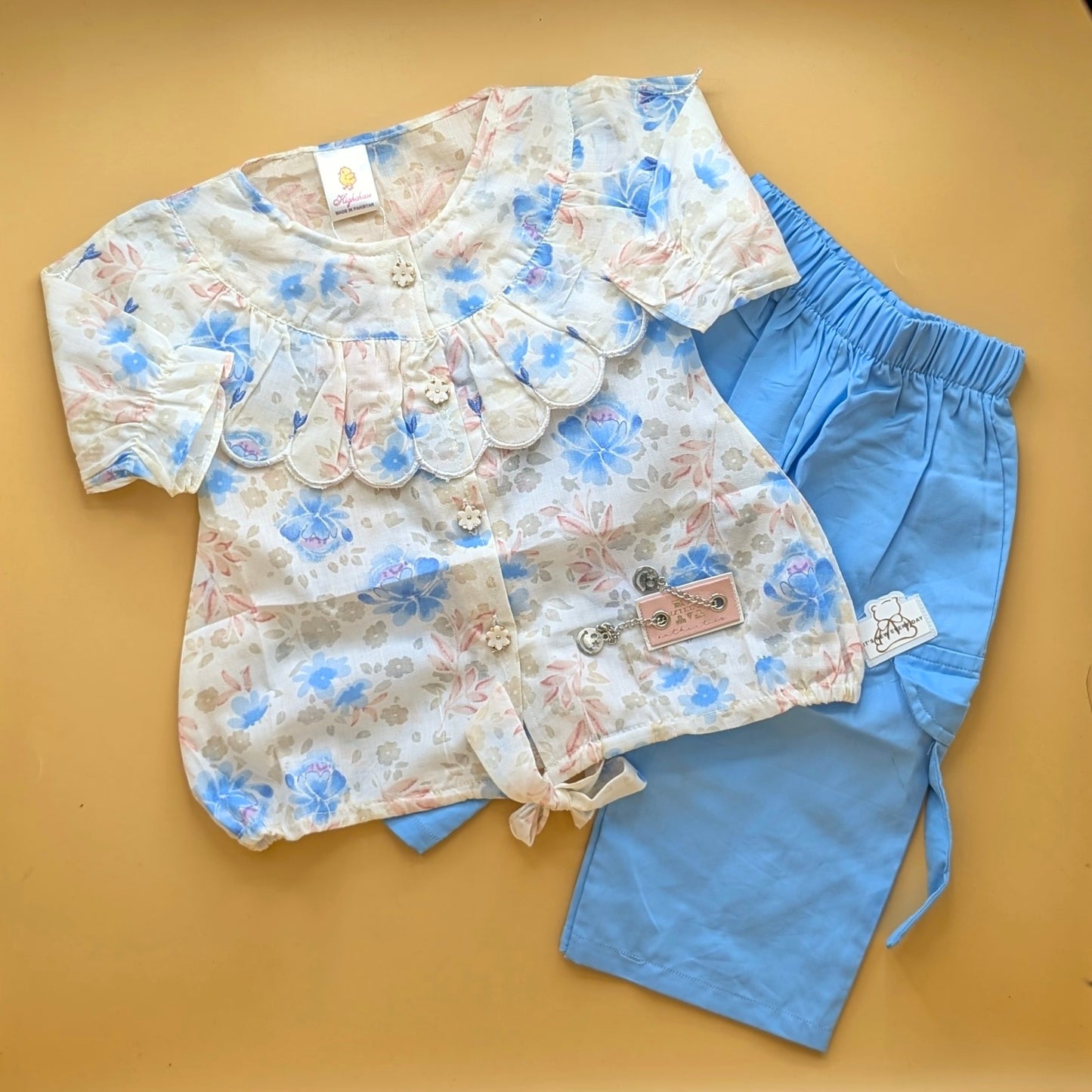 Baby Frock with Pant - Floral 🌺