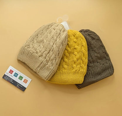 Baby Pack of 3 Wool Cap - Winter