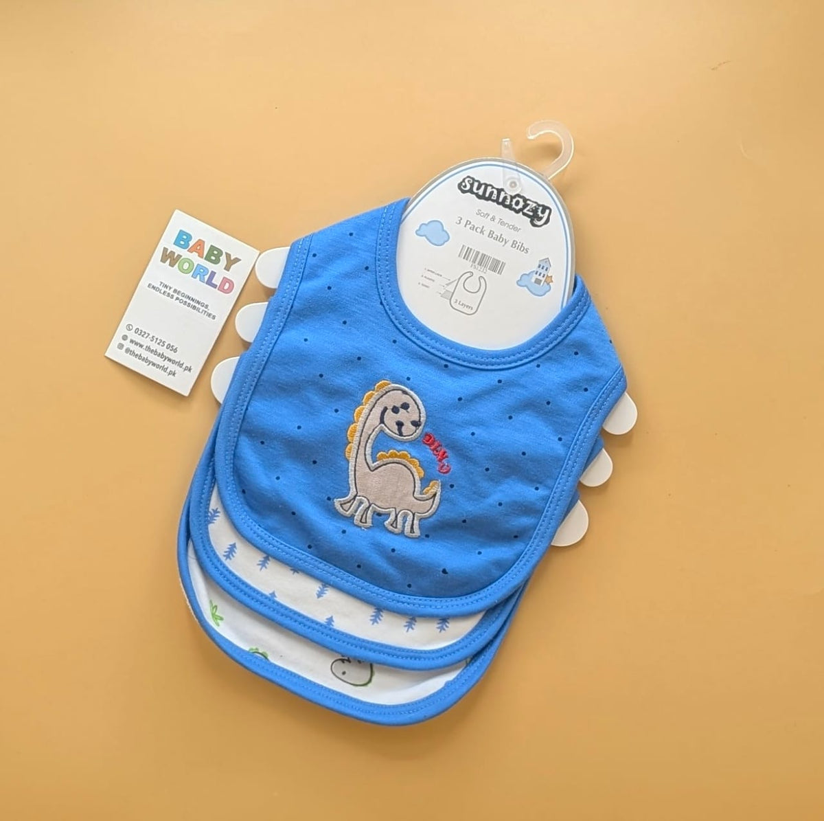 Baby Pack of 3 Bibs