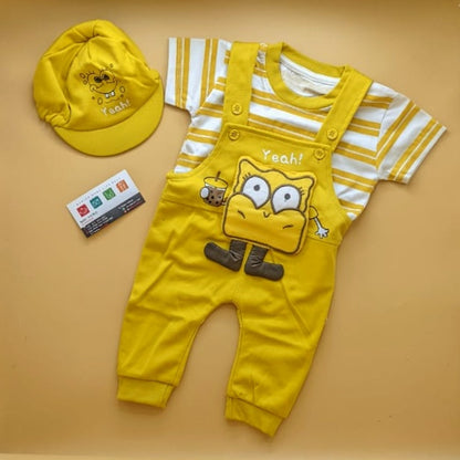 Baby Romper/Jumpsuit - Half Sleeves - Yeah Owl 🦉