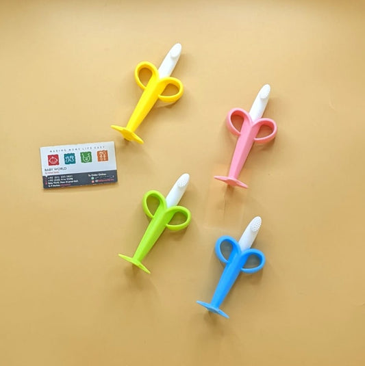 Baby Banana Teether + Brush