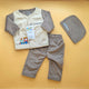 3 Pieces Baby Suit With Cap - Train 🚂 - Winter