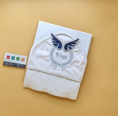 Hooded Wrapping Sheet/Blanket - Winter - Wings (Prince/Princess)