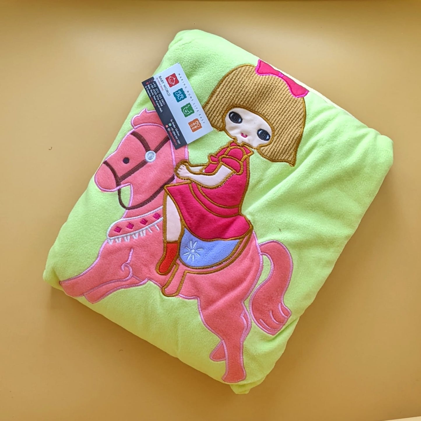 Baby Character Blanket/Wrapping Sheet - Winter