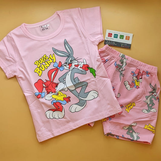 Co-ord set - Baby Pink - Bugs Bunny 🐰