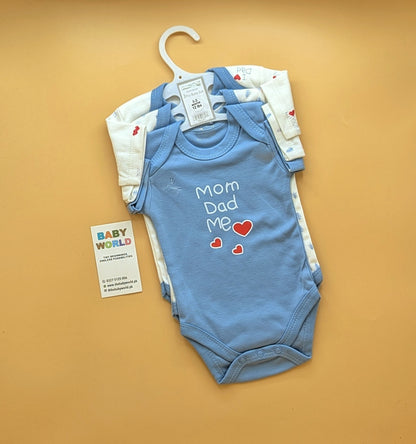 Baby Pack of 3 Premium Half Sleeves Bodysuits