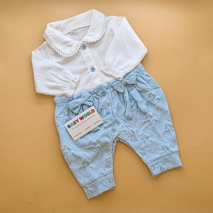 Baby Bow Romper - Full Sleeves