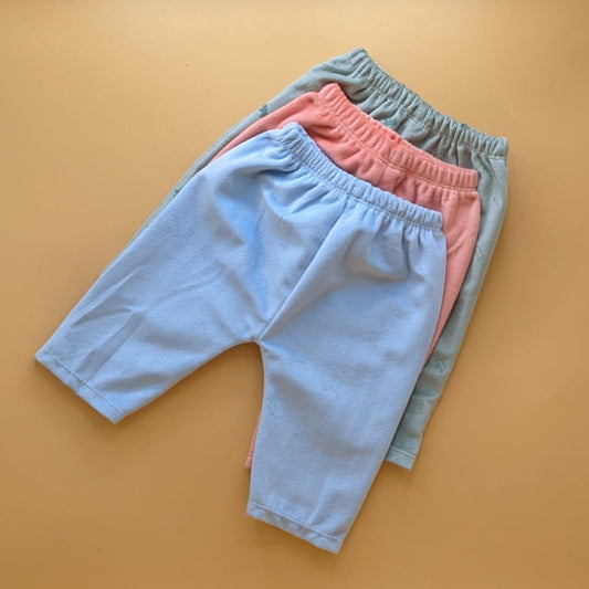 Pack of 3 Pajamas - Winter - Green/Pink/Blue