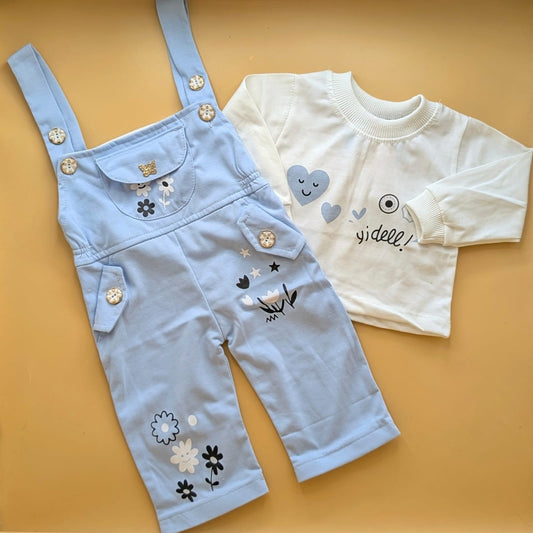 Jumpsuit/Romper - Floral/Hearts