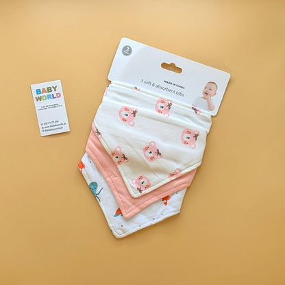 Pack of 3 Bandana Bibs