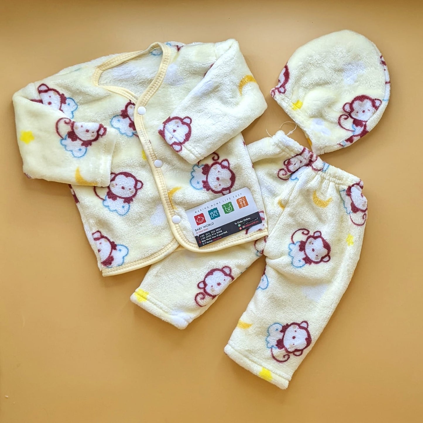 Baby Suit with Cap - Monkey 🐵 - Winter