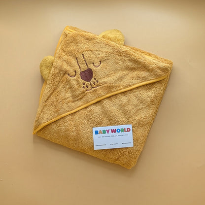 Baby Character Hooded Wrapping Sheet/Blanket - Winter