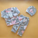Baby Suit with Cap - Hearts - Winter