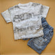Baby Relaxed Fit Co-Ord Set - White/Grey