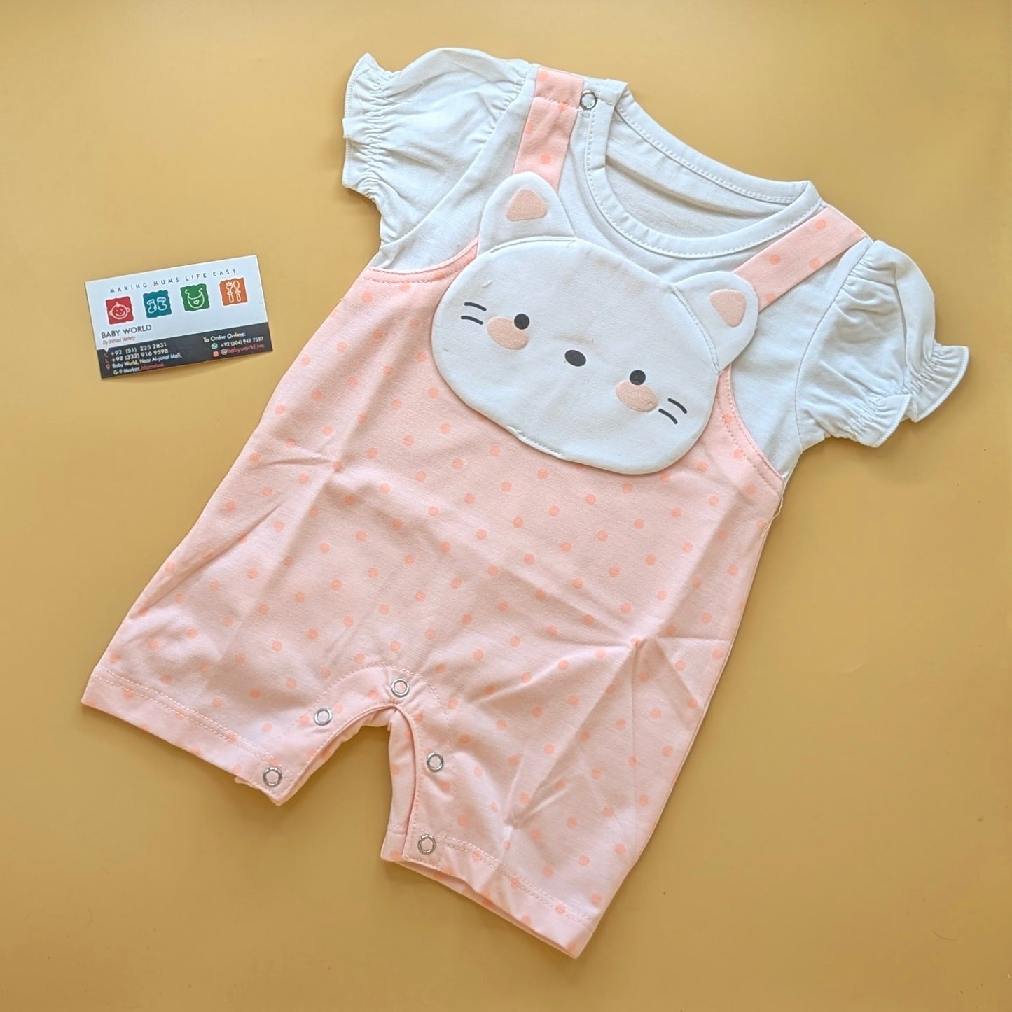 Romper - Half Sleeves - Kitty 🐈