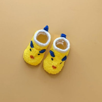 Baby Woolen Booties - Mice - Winter