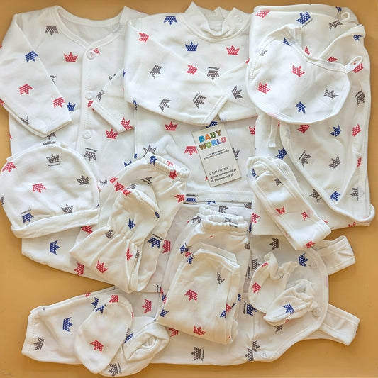 Baby 11 Pieces Suit Set - Winter - Crown