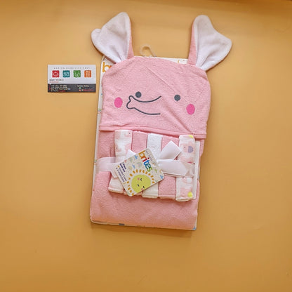 Character Hooded Bath Towel Set