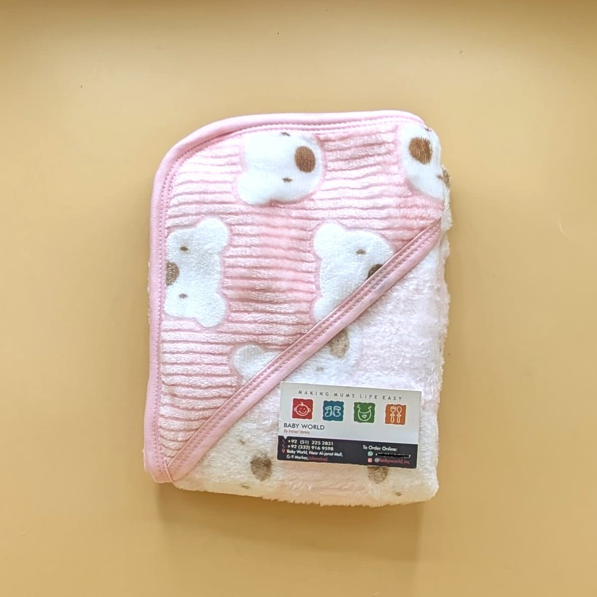 Hooded Wrapping Sheet/Blanket - Winter - Bear 🐻