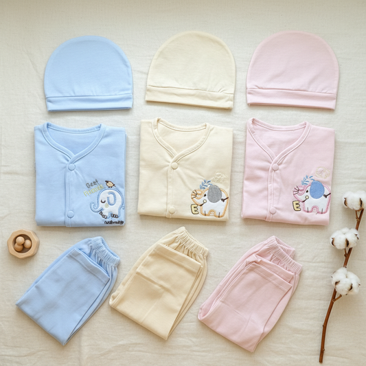Suits Blue Beige Pink