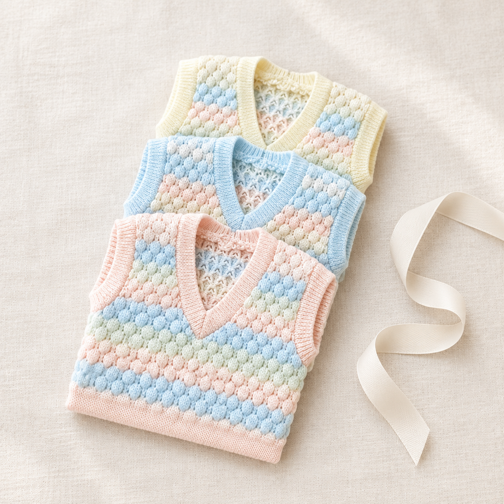 Three woolen vests gift styling