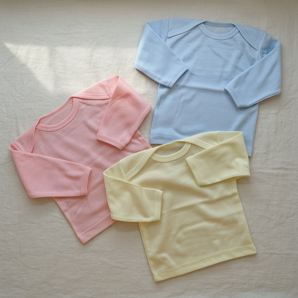 Vests Colors Flat Lay