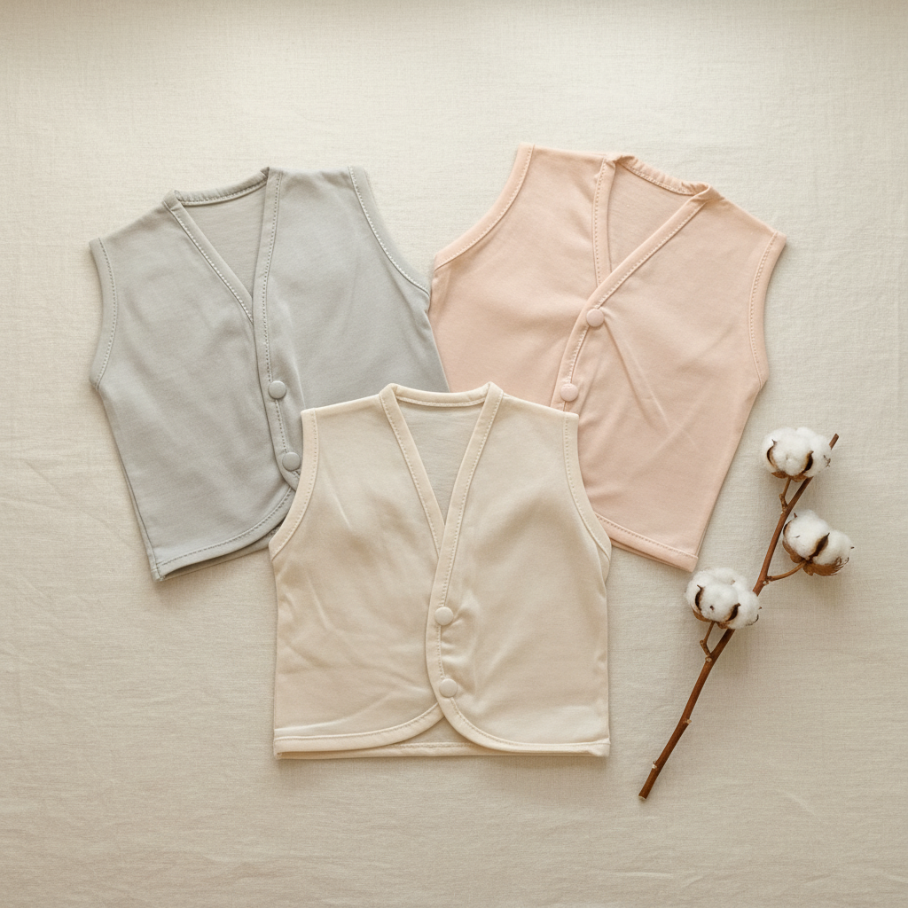 Vests Flat Lay