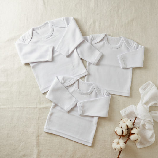 Vests White Flat Lay