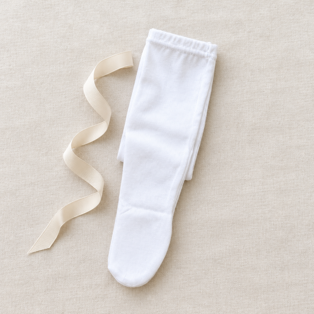 White winter leggings gift styling