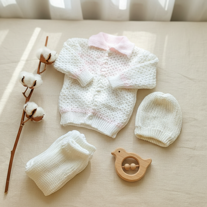 Baby Woolen Knitted Suit - Winter